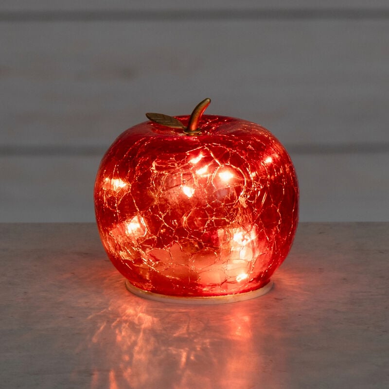 Finnlumor LED-omena 10 cm punainen